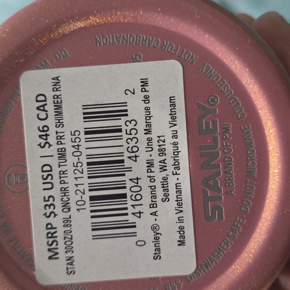 Stanley Rose Glitter Quencher ProTough Tumbler - Picture 8 of 8